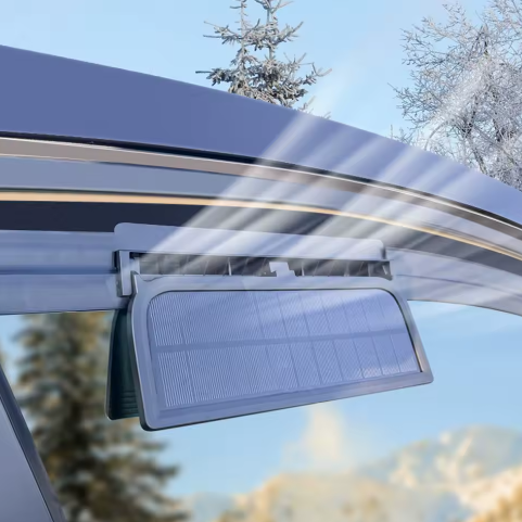 Auto Ventilator op Zonne-energie – 3 Ventilatoren, Raamventilatie met USB en Geurverwijdering