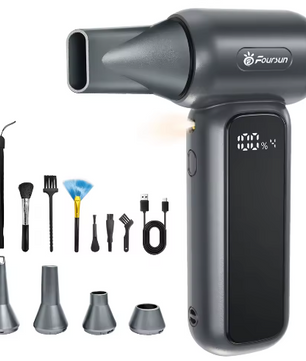 Elektrische Luchtblazer Turbo – 150000 RPM, Draadloos, 4 Snelheden en Multifunctioneel