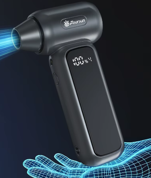 Elektrische Luchtblazer Turbo – 150000 RPM, Draadloos, 4 Snelheden en Multifunctioneel