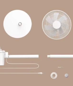 Vloer- en Bureauventilator 2-in-1 – 7 Bladen, Stil, 90° Oscillatie en Grote Luchtstroom