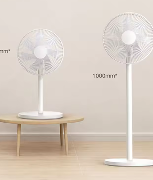 Vloer- en Bureauventilator 2-in-1 – 7 Bladen, Stil, 90° Oscillatie en Grote Luchtstroom