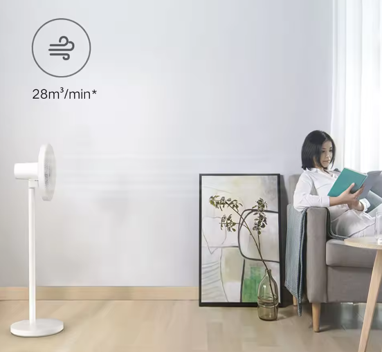 Vloer- en Bureauventilator 2-in-1 – 7 Bladen, Stil, 90° Oscillatie en Grote Luchtstroom