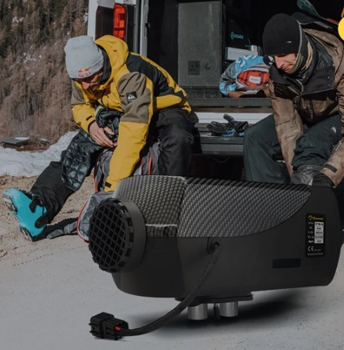 Diesel Luchtverwarmer 8KW – 12V/24V Parkeerverwarming met LCD, Bluetooth en Afstandsbediening