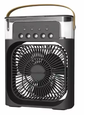3-in-1 Luchtkoeler Ventilator – Aircooler, Luchtbevochtiger en LED Nachtlamp met USB