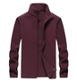 Heren Winterjas Fleece Gevoerd – Winddicht, Warm en Comfortabel Wandeljack