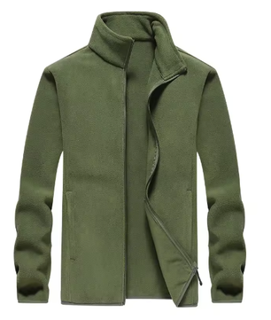 Heren Winterjas Fleece Gevoerd – Winddicht, Warm en Comfortabel Wandeljack