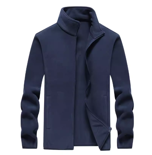 Heren Winterjas Fleece Gevoerd – Winddicht, Warm en Comfortabel Wandeljack