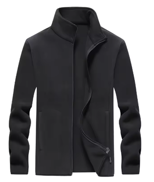 Heren Winterjas Fleece Gevoerd – Winddicht, Warm en Comfortabel Wandeljack