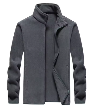 Heren Winterjas Fleece Gevoerd – Winddicht, Warm en Comfortabel Wandeljack