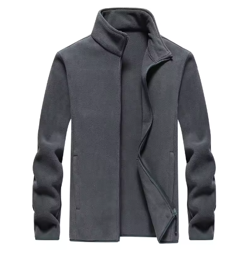 Heren Winterjas Fleece Gevoerd – Winddicht, Warm en Comfortabel Wandeljack