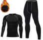 Heren Thermisch Ondergoed Set – 2-Delig Fleece, Warm, Compressie en Comfortabel