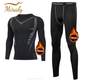 Heren Thermisch Ondergoed Set – 2-Delig Fleece, Warm, Compressie en Comfortabel
