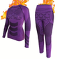 Dames Thermisch Ondergoed Set – 2-Delig Warm, Ademend en Stretch Basislaag