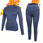 Dames Thermisch Ondergoed Set – 2-Delig Warm, Ademend en Stretch Basislaag