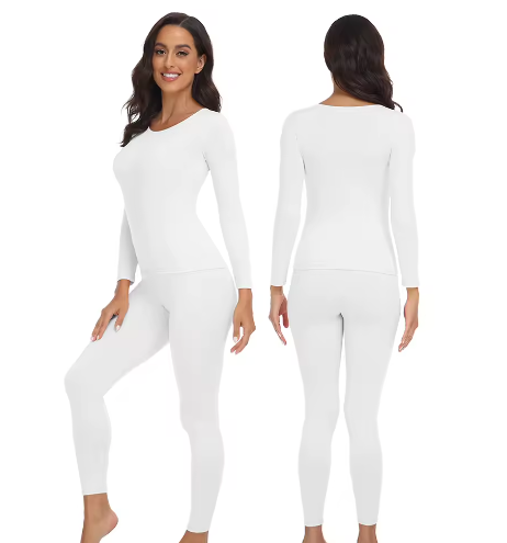 Dames Thermisch Ondergoed Set – 2-Delig Ultra Zacht, Warm en Comfortabele Basislaag