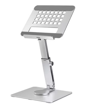 360° Roterende Aluminium Tabletstandaard – Opvouwbaar en Verstelbaar Bureauhouder