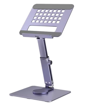 360° Roterende Aluminium Tabletstandaard – Opvouwbaar en Verstelbaar Bureauhouder