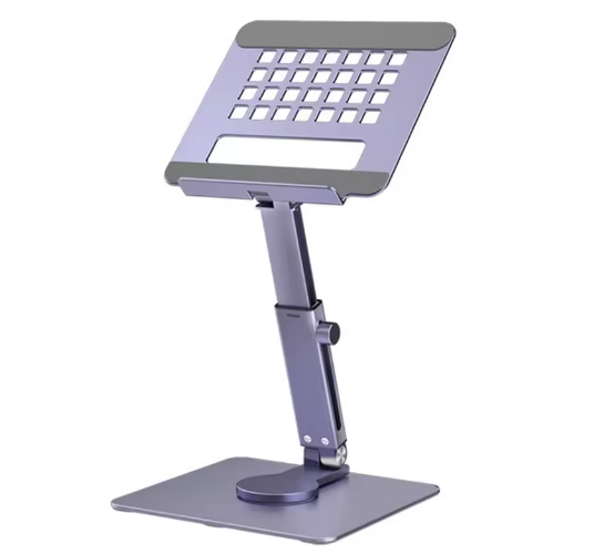 360° Roterende Aluminium Tabletstandaard – Opvouwbaar en Verstelbaar Bureauhouder