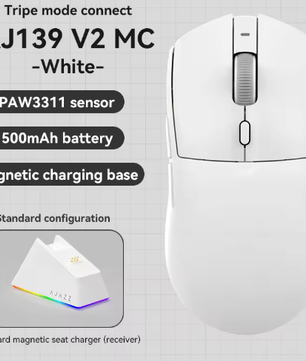 Lichtgewicht Draadloze Gaming Muis 1000Hz – 12.000 DPI Precisie voor PC en Console