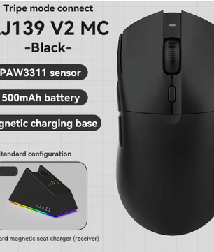 Lichtgewicht Draadloze Gaming Muis 1000Hz – 12.000 DPI Precisie voor PC en Console