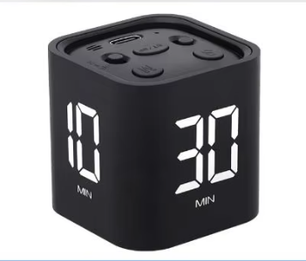 Digitale Kubus Timer met Zwaartekrachtsensor – Pomodoro Countdown Timer met Verstelbaar Volume