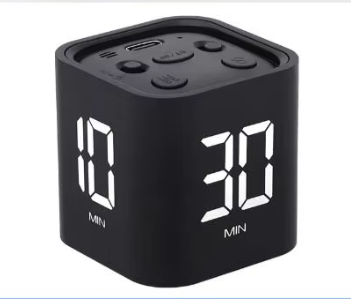 Digitale Kubus Timer met Zwaartekrachtsensor – Pomodoro Countdown Timer met Verstelbaar Volume