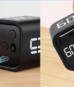 Digitale Kubus Timer met Zwaartekrachtsensor – Pomodoro Countdown Timer met Verstelbaar Volume