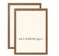 Set van 2 Houten Fotolijsten – Vintage Wandmontage Frames
