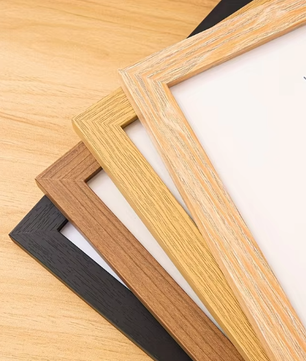 Set van 2 Houten Fotolijsten – Vintage Wandmontage Frames