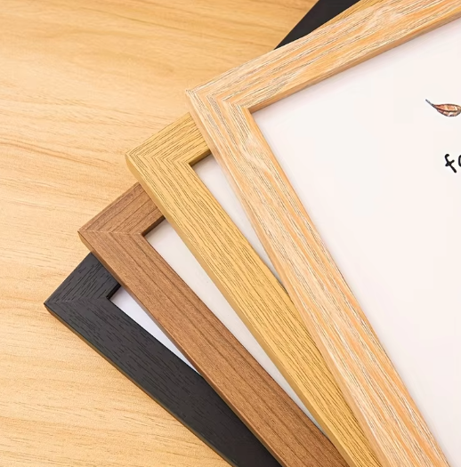 Set van 2 Houten Fotolijsten – Vintage Wandmontage Frames