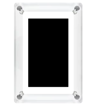 Acryl Digitale Fotolijst 5 Inch – IPS Scherm, Verticale Display met 4 GB Geheugen en Oplaadbare Batterij