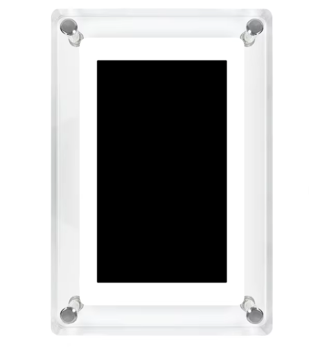 Acryl Digitale Fotolijst 5 Inch – IPS Scherm, Verticale Display met 4 GB Geheugen en Oplaadbare Batterij