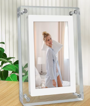 Acryl Digitale Fotolijst 5 Inch – IPS Scherm, Verticale Display met 4 GB Geheugen en Oplaadbare Batterij