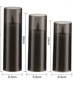 Set van 5 LED Vlamloze Kaarsen met Afstandsbediening – Sfeerverlichting met Timer