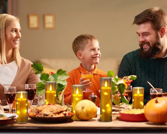 Set van 5 LED Vlamloze Kaarsen met Afstandsbediening – Sfeerverlichting met Timer