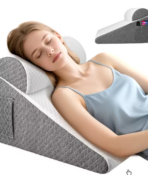 Ergonomisch Wigkussen van Traagschuim – Driehoekig Rug- en Slaapkussen