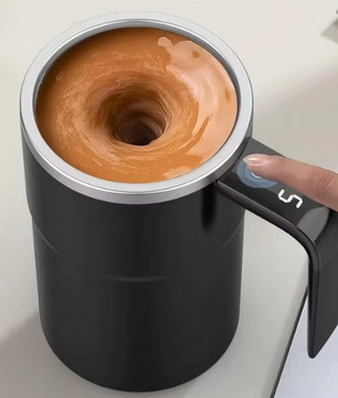 Elektrische Zelfroerende Koffiemok 380 ml – USB Oplaadbare Automatische Mengbeker