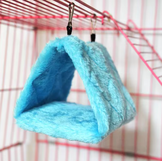 Pluche Vogel Hangmat Tent – Warm Vogelbed voor Papegaaien en Vogelkooien