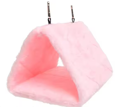 Pluche Vogel Hangmat Tent – Warm Vogelbed voor Papegaaien en Vogelkooien