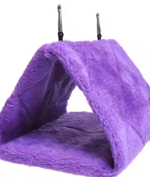 Pluche Vogel Hangmat Tent – Warm Vogelbed voor Papegaaien en Vogelkooien