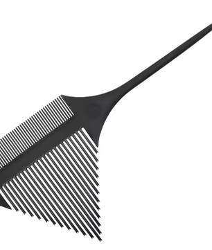 Dubbelzijdige Highlights Kam – Driehoekige Haarverf Kam met Dichte Tanden voor Nauwkeurige Styling