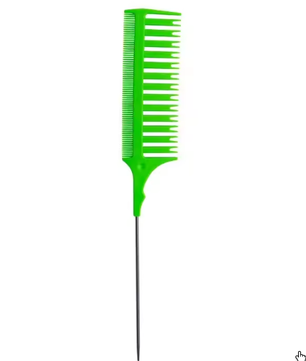 Pro Tip-Tail Kapperskam – Dubbelzijdige Highlight Kam voor Haarverf en Nauwkeurige Haarpartitie