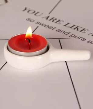 Keramische Aromatherapie Brander – Essentiële Olie Lamp met Kaars voor Romantische Sfeer en Decoratie