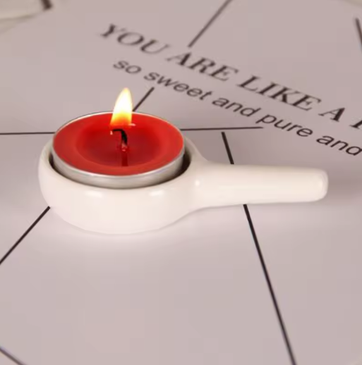 Keramische Aromatherapie Brander – Essentiële Olie Lamp met Kaars voor Romantische Sfeer en Decoratie