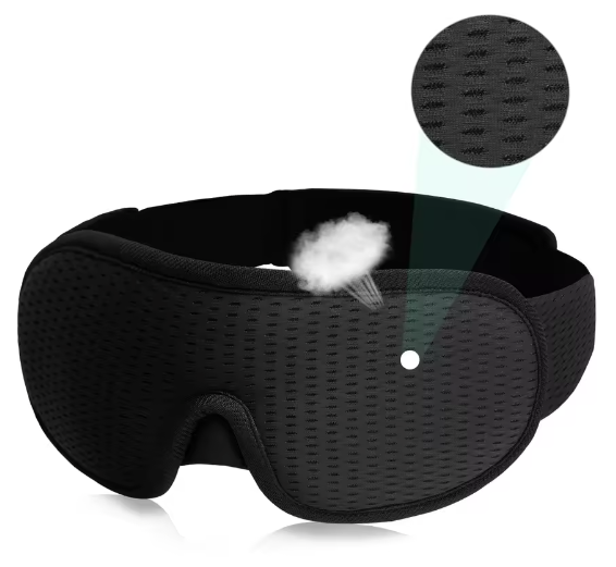 3D Slaapmasker Lichtdicht – Ergonomisch Oogmasker voor Diepe Slaap