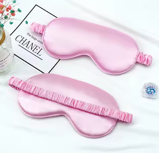 Zijden Slaapmasker – Lichtdicht Oogmasker met Verstelbare Band
