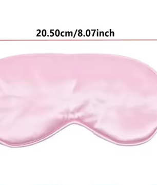 Zijden Slaapmasker – Lichtdicht Oogmasker met Verstelbare Band
