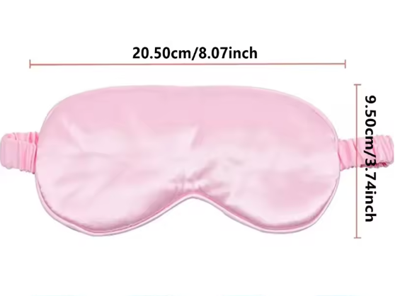 Zijden Slaapmasker – Lichtdicht Oogmasker met Verstelbare Band