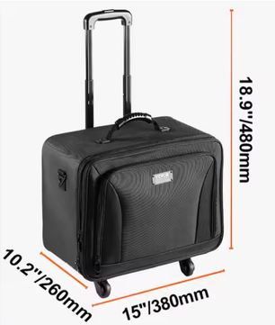 Rollende Make-up Koffer – Grote Opberg Organizer met Wielen en Handvat