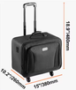 Rollende Make-up Koffer – Grote Opberg Organizer met Wielen en Handvat